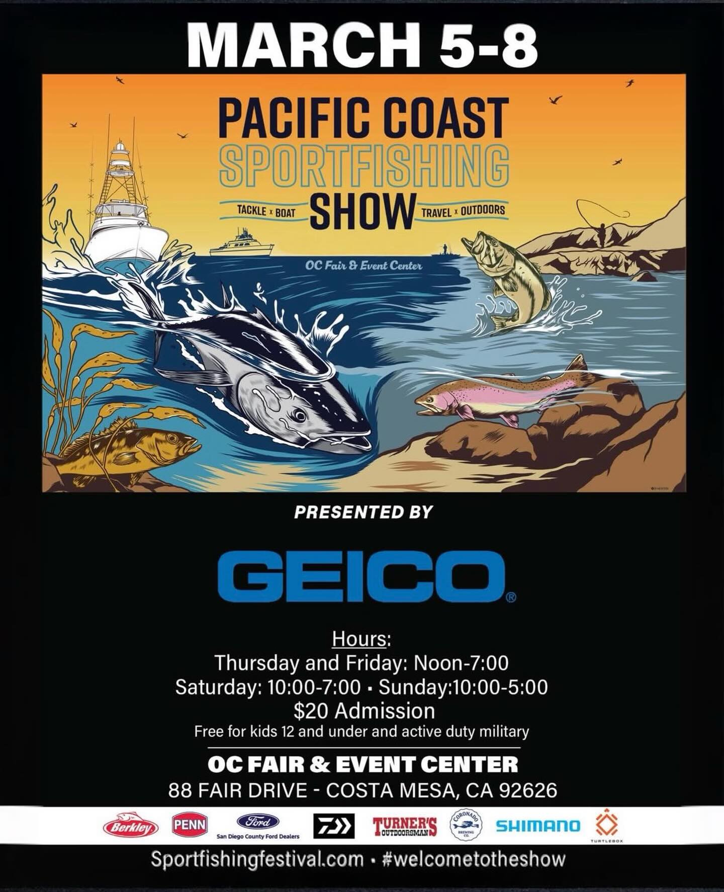 We are super excited for the show next week! Come see us at booth #930 in the pacific building! @twofishjigs hoodies and jigs will also be a